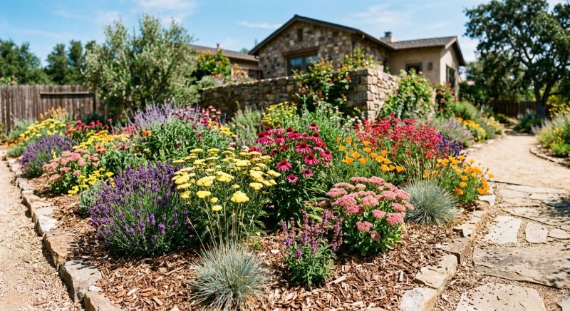 Jardin sans arrosage : concevoir des massifs qui tiennent tout l'été malgré les canicules